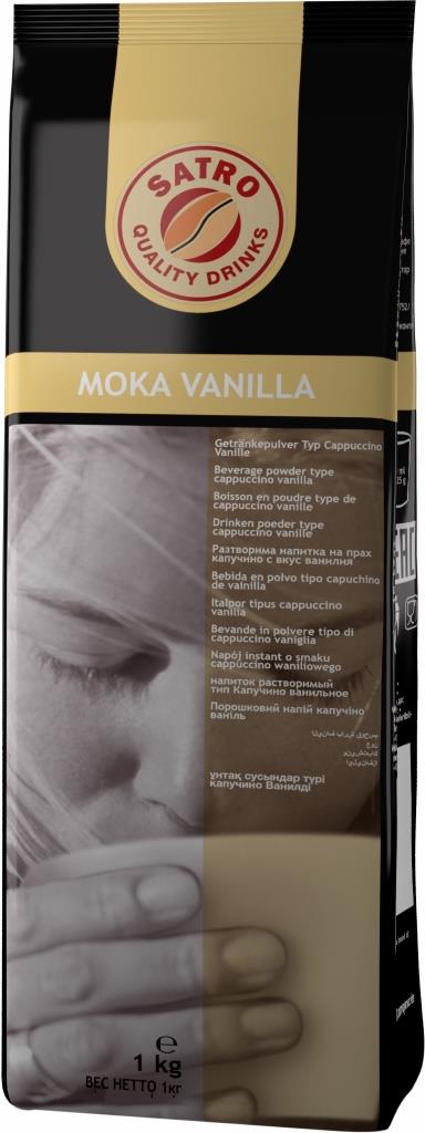 85206 | капучино Satro Moka Vanilla Vanilla Ваніль 1 кг | Coffee Shop