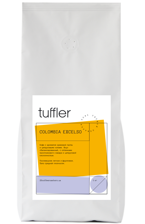 1983 | Кава в зернах Tuffler Colombia Excelso 250 г | Coffee Shop